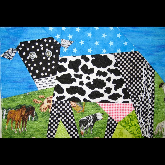 Debra Dubs Cow For The Cure Block